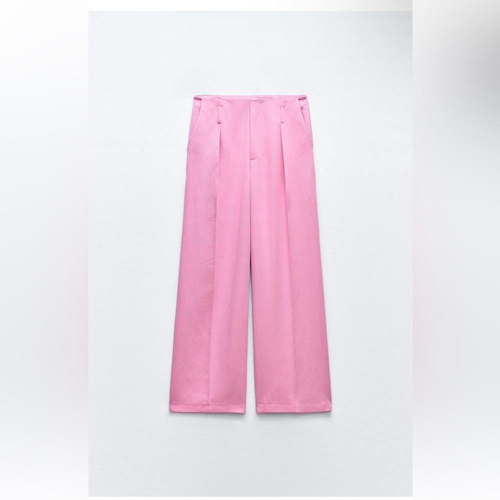 Zara set straight cut blazer and pleated pants - Picture 7 of 9